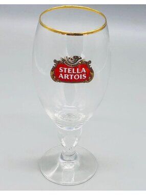 Stella Artois Stemmed Beer Glassware 50CL  Stem Height 2" Height 8.5" READ